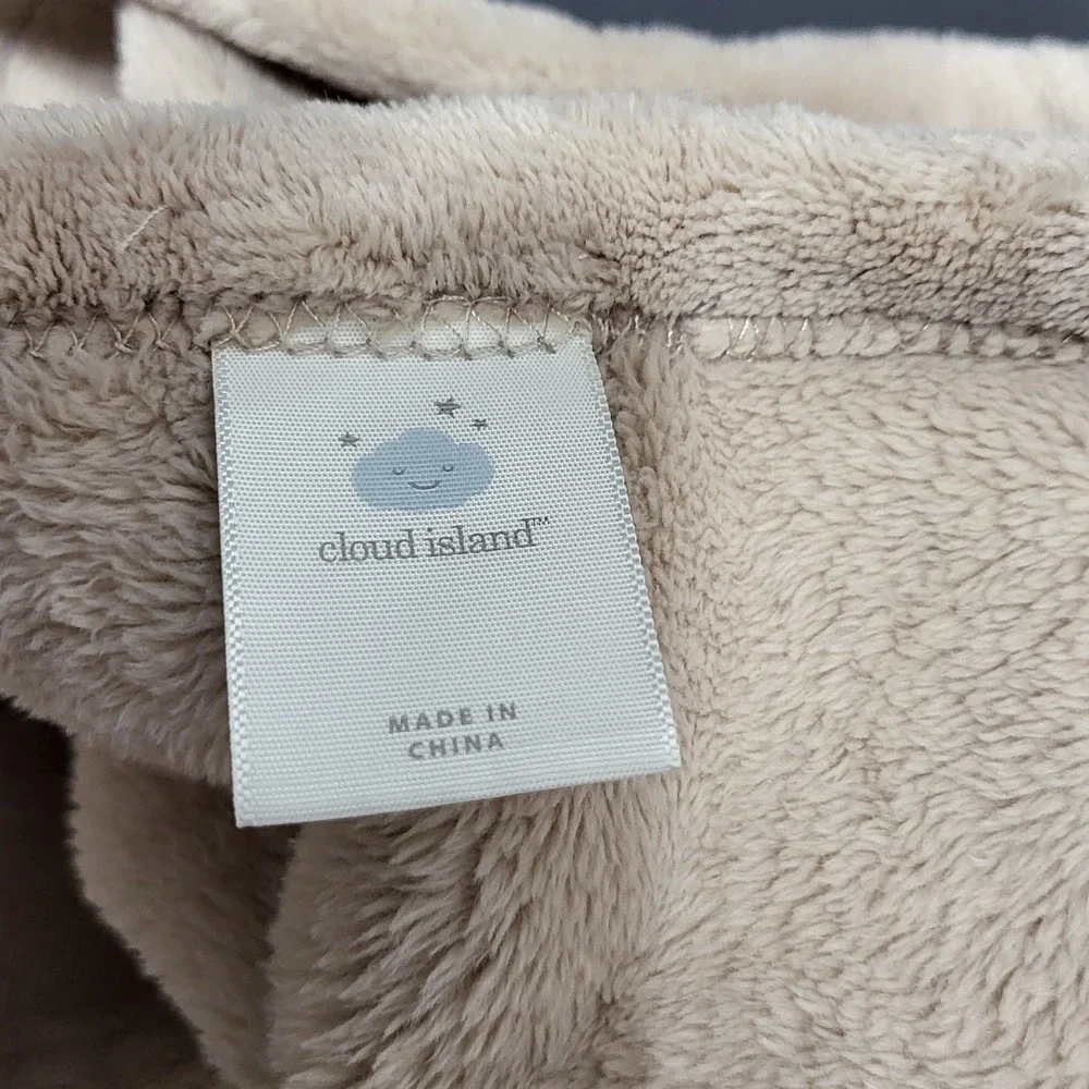 Cloud‎ Island Baby Bear Plush Security Blanket Comfort Toy Tan